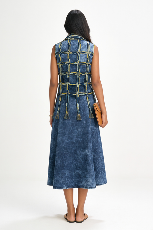 The Braided Dori Jacket — model back
